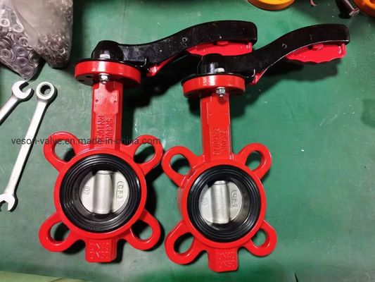 صمام الفراشة الهوائي من الألومنيوم نوع معيار ISO5211