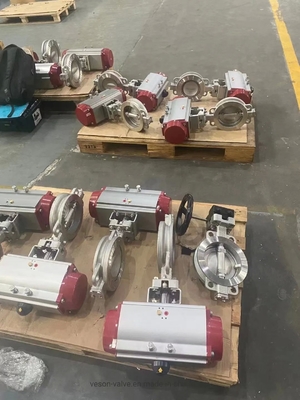 الصمام الفراشة الصمام EPDM الختم الضغط المتوسط