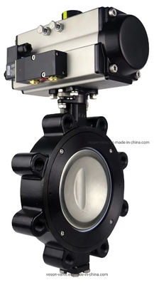 Pneumatic Lug Butterfly Valve EPDM Seal 2-24 Inch