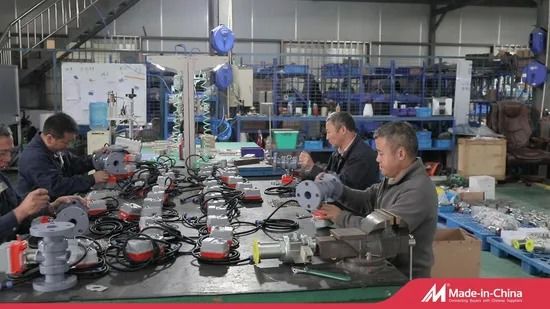 Pneumatic Flanged Ball Valve 2'' 3'' DN50 DN80 with ANSI-150lb 316 Stainless Steel Construction