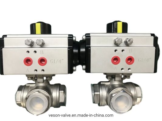 مشغل تروس وجريدة هوائية بعزم دوران 70 نيوتن متر مقاوم للتآكل ووصلة نامور