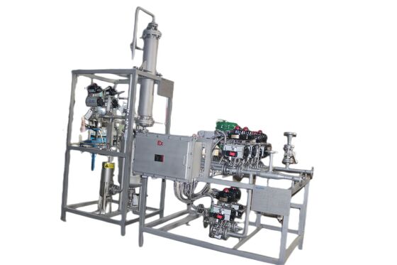 نظام صمام كرة عائم مثبت على هيكل مع نوع مستقيم للاستخدام الصناعي