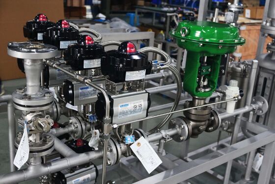 نظام التزلج على صمام وضع القيادة الهوائية مع ANSI CLASS 150-900 الضغط وهيكل صمام الكرة العائم