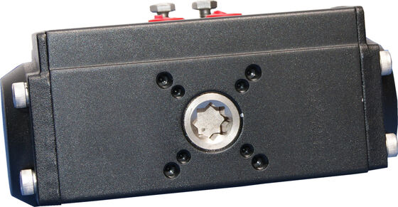 مشغل هوائي من الألومنيوم الصلب المطلي بالتفلون مع معيار ISO5211 و DIN3337 لتشغيل الصمامات