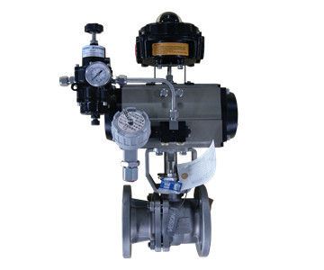 نظام تشغيل هوائي للوسائط المائية يعمل على إيقاف تشغيل DN25-DN500 مع صمام التحكم في الهواء المضغوط ISO 9001